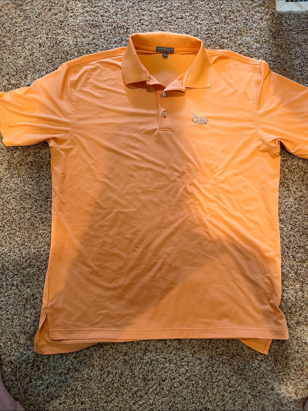 Peter Millar Peach-Orange Performance Polo